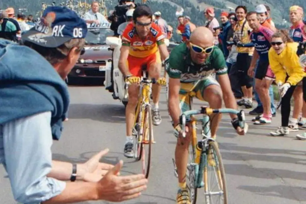 Cima Coppi history - Marco Pantani and Giuseppe Guerini