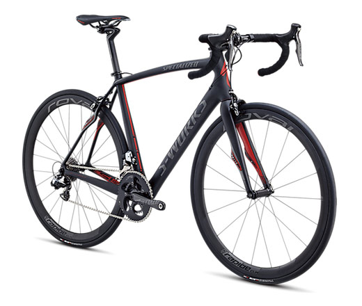 Specialized S-Works Roubaix 2013 SL4 Di2 Compact Satin/Charcoal/Neon Red