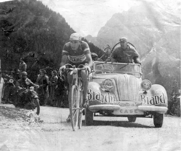 Giro d'Italia History rated by a panel of 100 journalists: Fausto Coppi at Giro d'Italia 1949