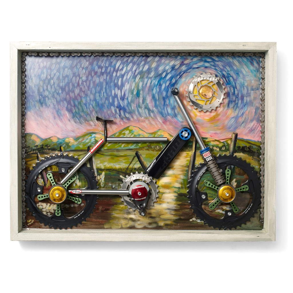 SRAM pART Project - "Starry, Starry Bike" by Pam McKnight
