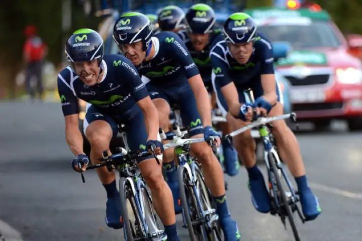 Movistar team wins Vuelta a España 2012 stage 1
