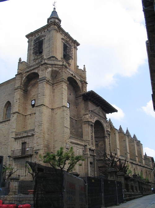 The Main church in Viana, Navarra