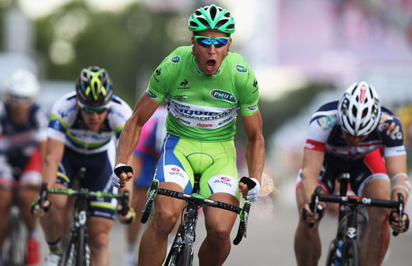 Peter Sagan wins Tour de France 2012 stage 6 hulk style