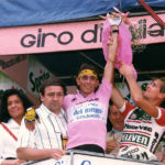 Franco Chioccioli with Ernesto Colnago