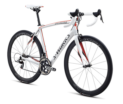 Specialized S-Works Roubaix 2013 SL4 SRAM Red Compact White/Charcoal/Red