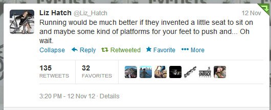 Liz Hatch's tweet