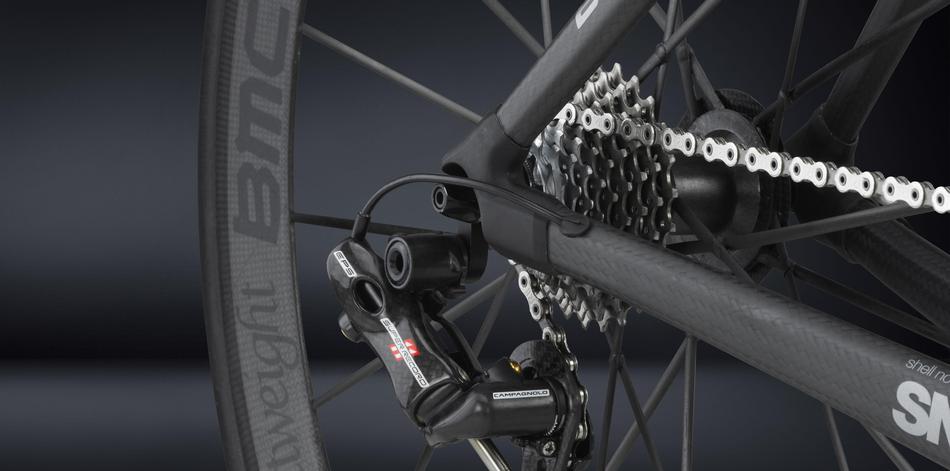 BMC impec Campagnolo Super Record EPS, cogset and rear derailleur