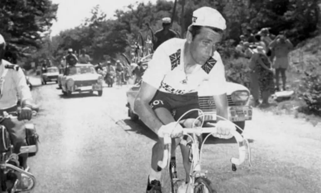 Nicknames of cyclists: Tom Simpson climbing Mont Ventoux, 1967 Tour de France