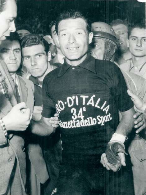 Giovanni Pinarello in Maglia Nera, Giro d'Italia 1951