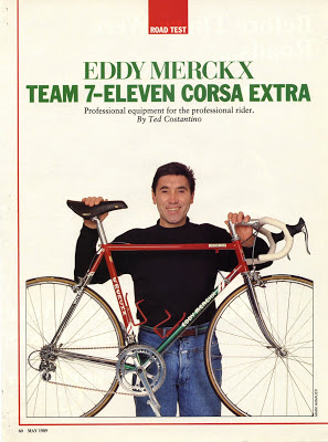 Eddy Merckx 7-Eleven Bicycle Guide, May '89