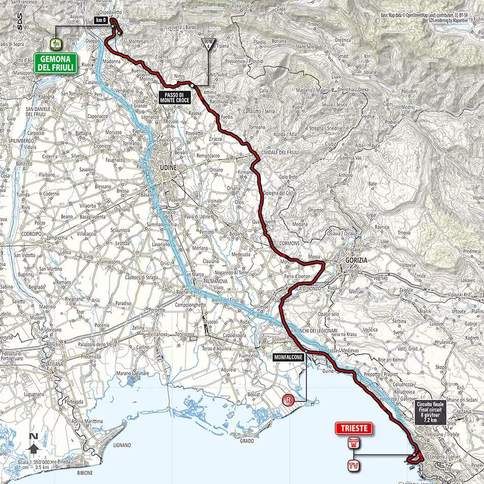 Giro d'Italia 2014 stage 21 map (new)