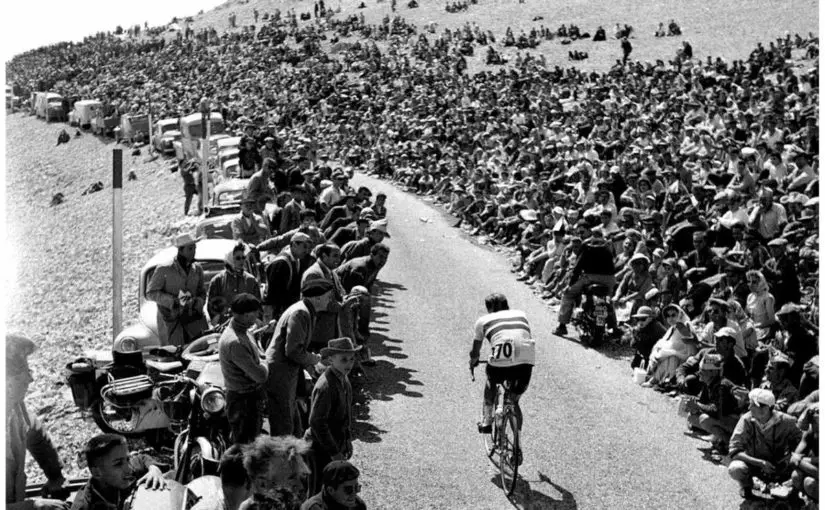 Charly Gaul on Mont-Ventoux, Tour de France 1958 stage 18