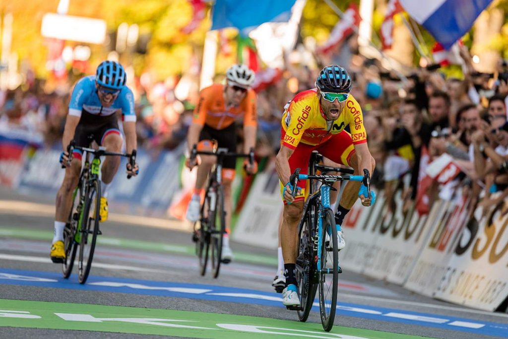 Alejandro Valverde wins 2018 UCI World Championships
