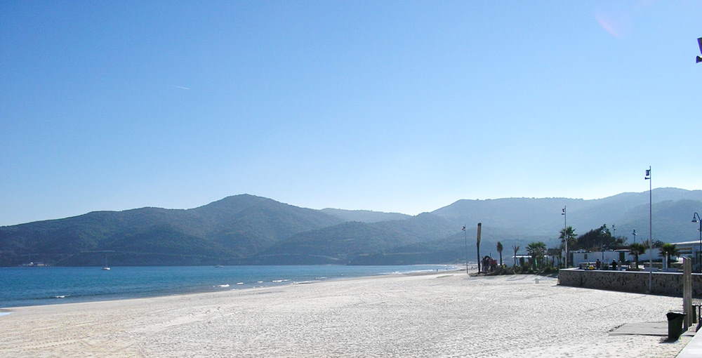 Vuelta a España 2014 Stage 2 start city: Playa de Getares (Getares beach) in Algeciras