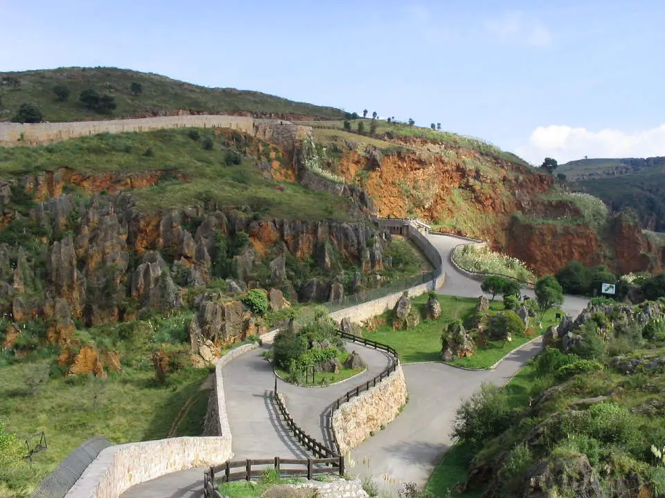 Vuelta a España 2014 Stage 12 finish - Cabarceno Natural Park