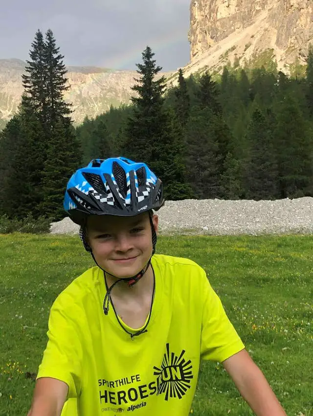 Sporthilfe Heroes Run 2020 - a young cyclist