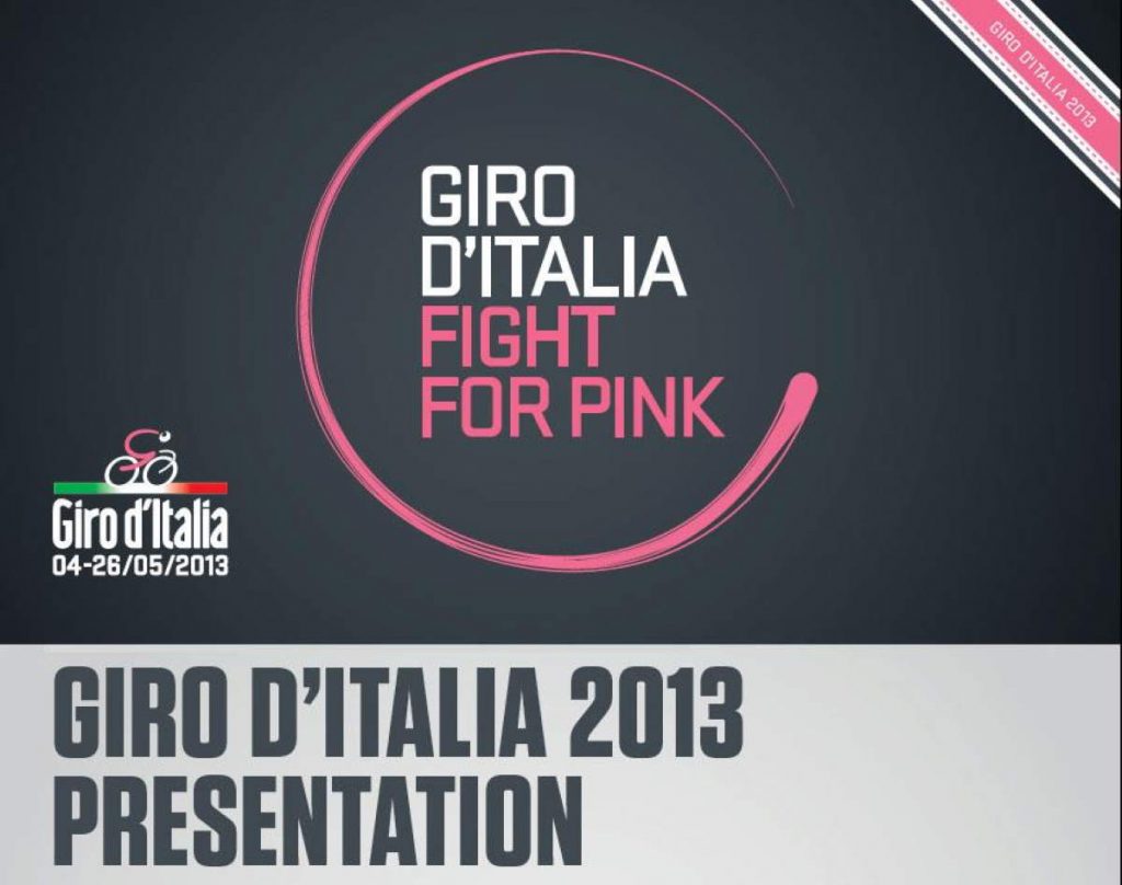 Giro d'Italia 2013 presentation will be on September 30th, Sunday